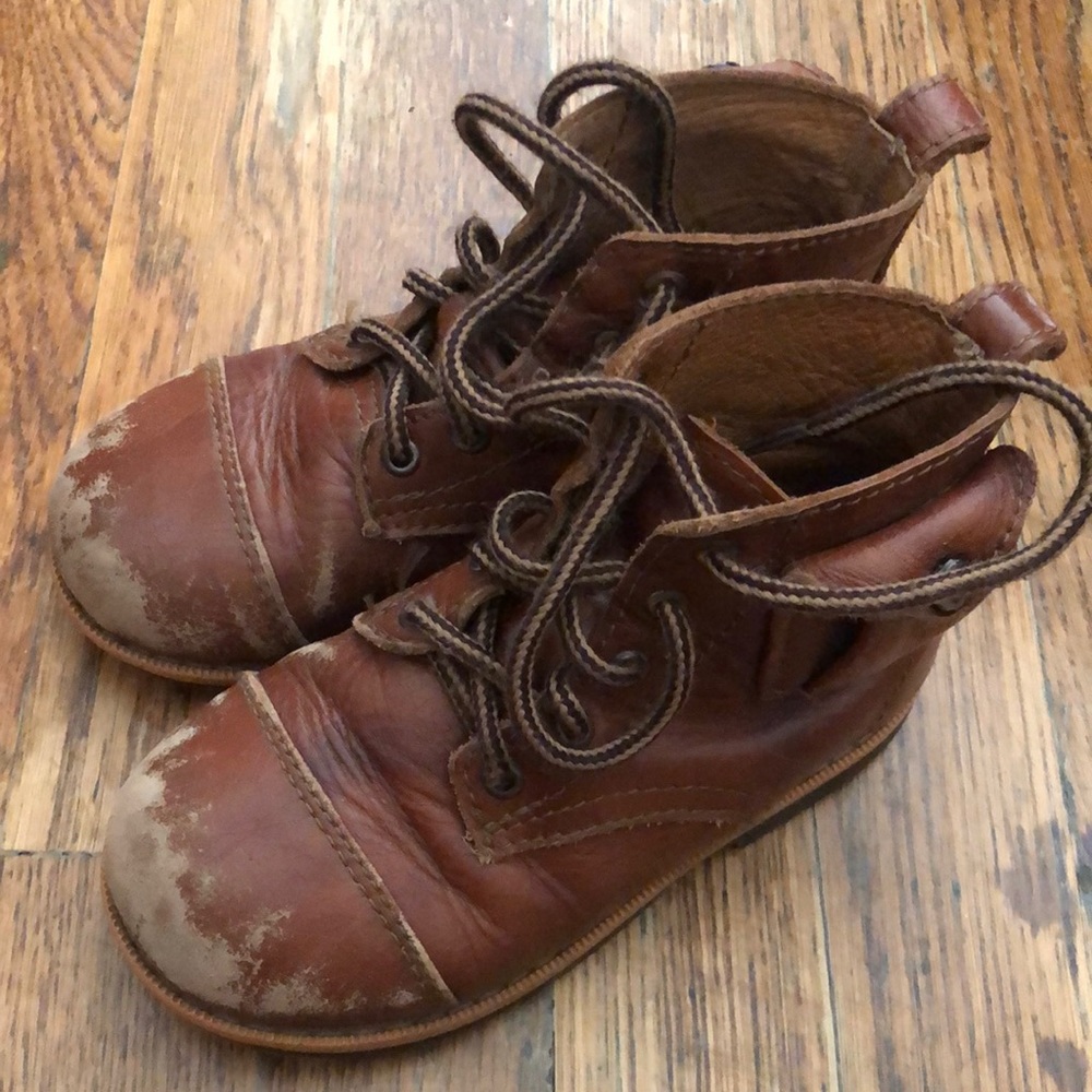 Mikoleon brown pocket boots 27 boy girl